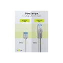 goobay LAN-kaabel CAT6A 1m, hall