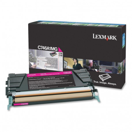 "LEXMARK C746, C748 7K Toner magenta Standardkapazitt 7.000 Seiten 1er-Pack With returnprogram"