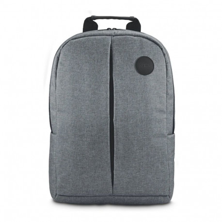 "hama Laptop-Rucksack Genua Polyester grau bis 39,6 cm (15,6 Zoll)"