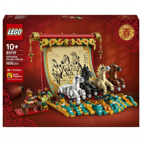 LEGO lõuend kappavate hobustega
