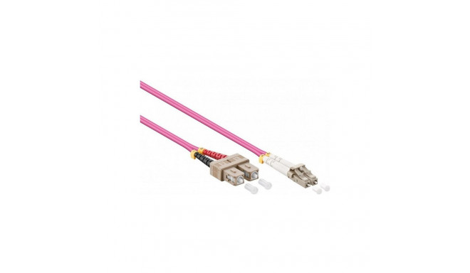 "Fiber patch cable LC-SC OM4"