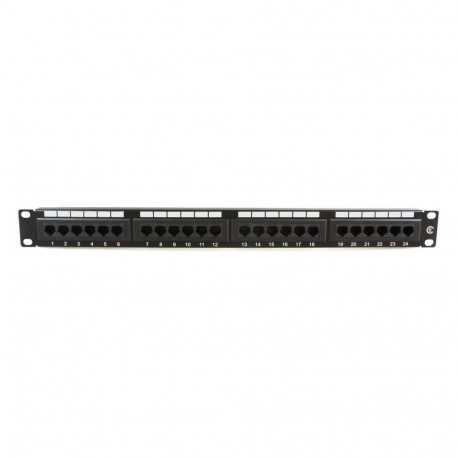 "19"" UTP Cat.6 patch panel, 24"