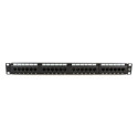 "19"" UTP Cat.6 patch panel, 24"