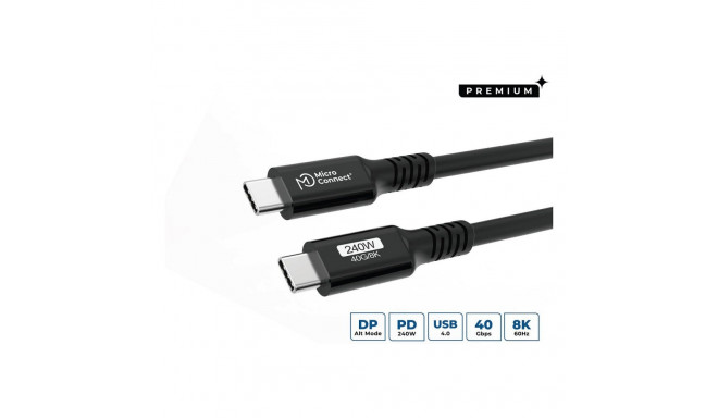 USB-C–USB-C kaabel 0,25m