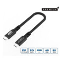 "USB-C to USB-C cable 0,15m"