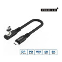 "USB-C to USB-C cable 0.15m"