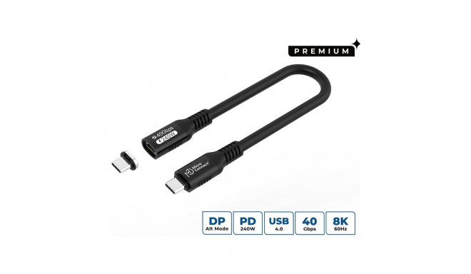 USB-C–USB-C kaabel 0,15m