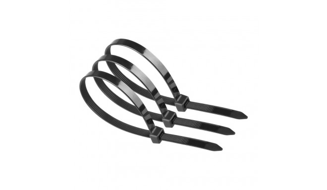 "Cable tie 100pcs Black, 292mm"