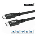 "USB-C to USB-C cable 0.25m"
