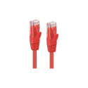 "CAT6A UTP 0.5m Red LSZH"