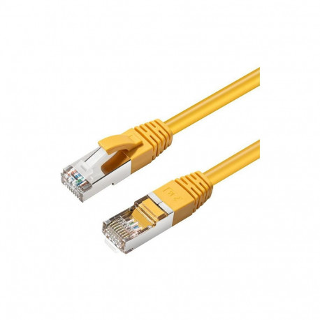 CAT6A S/FTP 0.5m LSZH, kollane