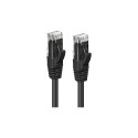 "CAT6A UTP 0.3m Black LSZH"