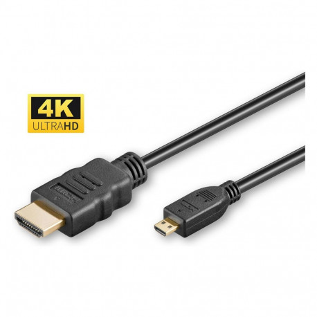 4K HDMI A-D-kaabel 2m
