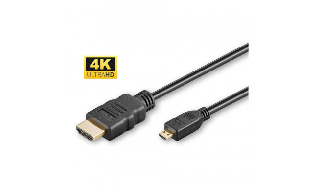 4K HDMI A-D-kaabel 2m