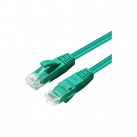 "CAT6A UTP 0.25m Green LSZH"