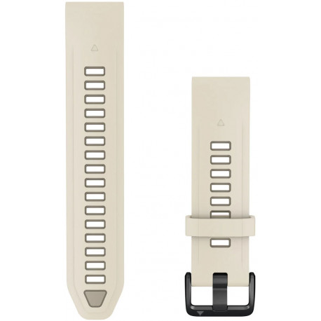 Garmin watch strap QuickFit 20mm fenix 9 Pro, cream/french grey