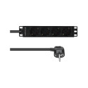 "4-way Schuko outlets"