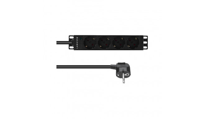 "4-way Schuko outlets"
