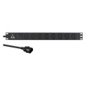 "8-way c13 outlets with"
