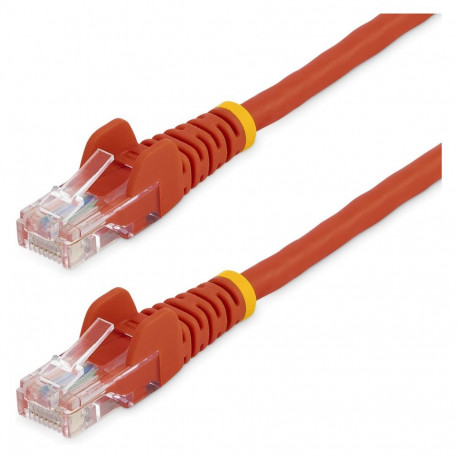 Cat5e patch-kaabel 0.5m haakumisvastaste RJ45-pistikutega, lühike Etherneti UTP-kaabel, punane