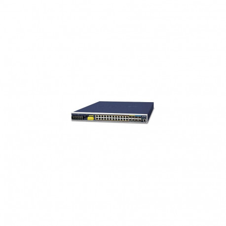 "IGS-6325-24P4X IP30 19"" Rack Mountable Industrial L3 Managed PoE Switch, 24-Port 10/100/1000T 802.