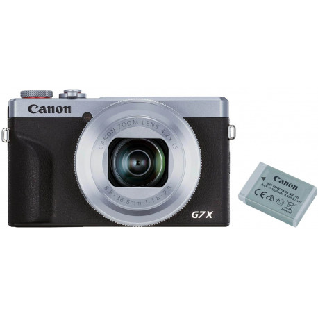 Canon Powershot G7 X Mark III Battery Kit, silver
