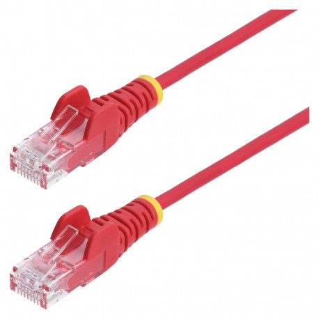 "5m Rotes Schlankes CAT6-Ethernet-Kabel Snagless RJ45 LSZH 28AWG Reines Kupfer Patchkabel/Netzwerkka
