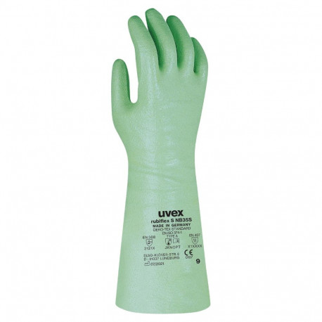 "Arbeitshandschuhe Profas Rubiflex NB 35 S 10 grün"