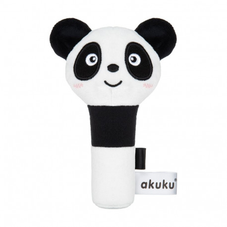 Akuku Soft plush rattlesqueaker Panda A0706