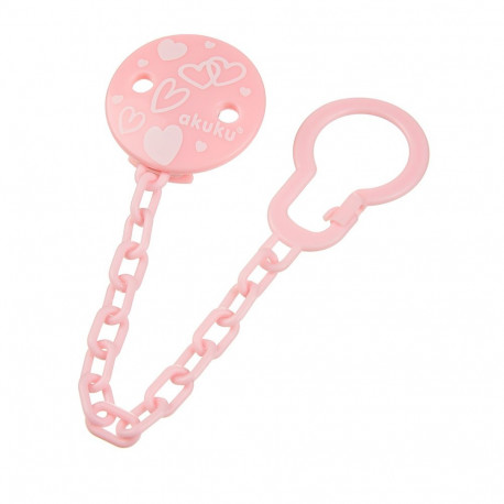 Akuku Soother holder PINK A0701