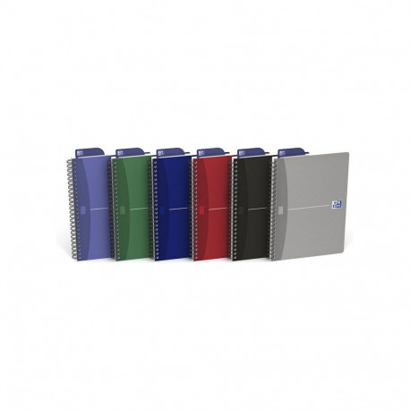 OXFORD Office Essentials jooneline spiraalmärkmik DIN A5 1tk