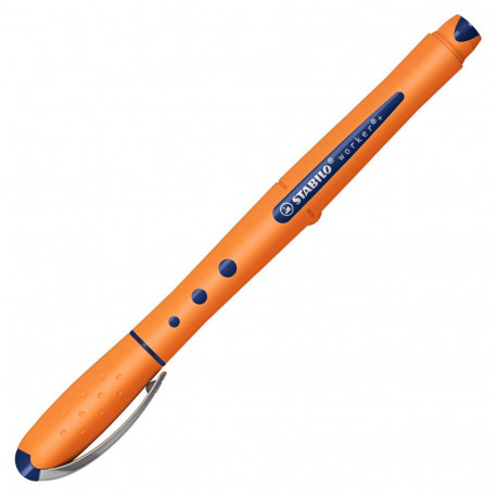 "STABILO worker+ Tintenroller medium - 0,5 mm - blau"