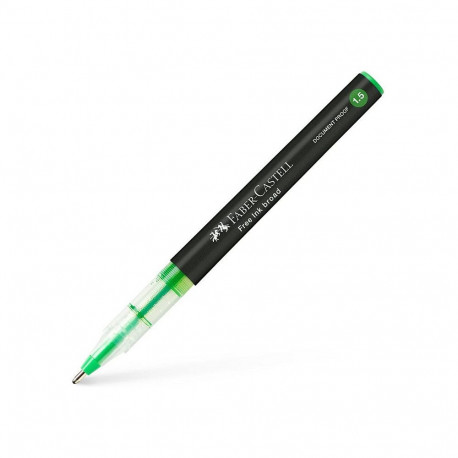 FABER-CASTELL tindipliiats Free Ink 1.5mm, rohelise kirjutusvärviga, hall