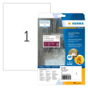 HERMA vastupidavad veekindlad etiketid A4 210x297mm 10tk, valged