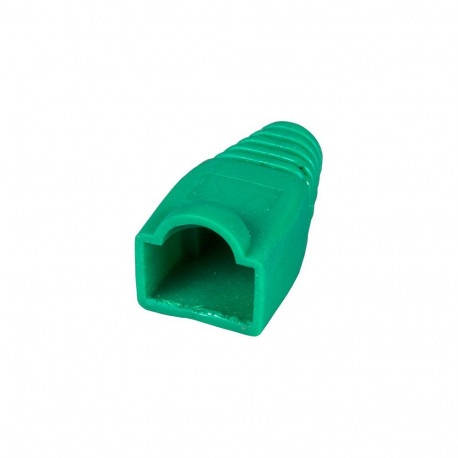 "Knickschutztlle RJ45 grn, mit Rastnasenschutz, VPE 100"