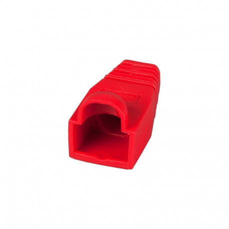 "Knickschutztlle RJ45 rot, mit Rastnasenschutz, VPE 100"