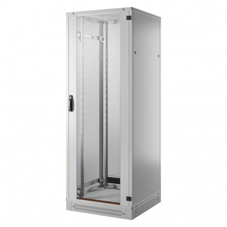 "19"" Netzwerkschrank-Set PRO 42HE, 800x800 mm, RAL7035, 2f. Lfter, Netzltg. +Sockel"
