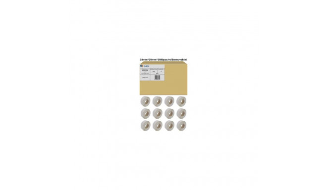 G&G 19803 printer label White Self-adhesive printer label