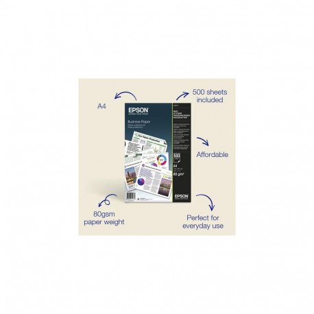 Epson A4 Inkjet Business Paper 80gsm, 500 sheets