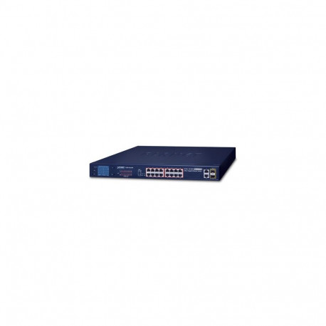 PLANET FGSW-1822VHP network switch Unmanaged Fast Ethernet (10/100) Power over Ethernet (PoE) 1U Blu