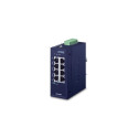 PLANET ISW-800T network switch Unmanaged L2 Fast Ethernet (10/100) Blue
