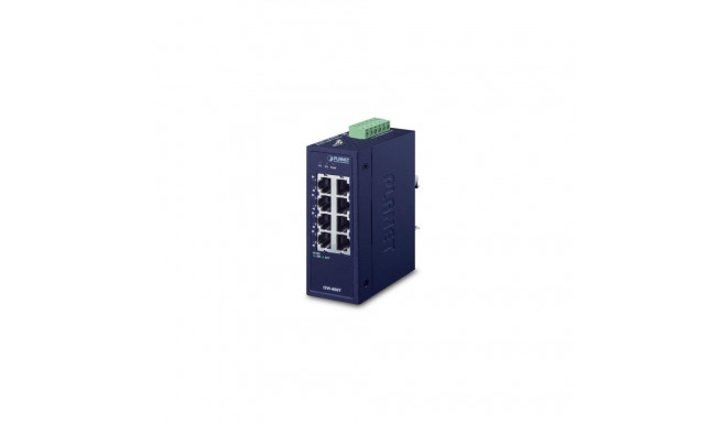 PLANET ISW-800T network switch Unmanaged L2 Fast Ethernet (10/100) Blue