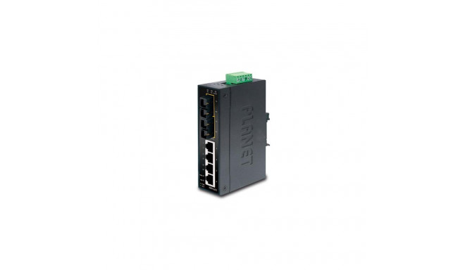 PLANET ISW-621 network switch Unmanaged L2 Fast Ethernet (10/100) Black