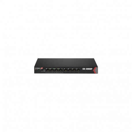 Edimax GS-3008P network switch Managed Gigabit Ethernet (10/100/1000) Power over Ethernet (PoE) Blac