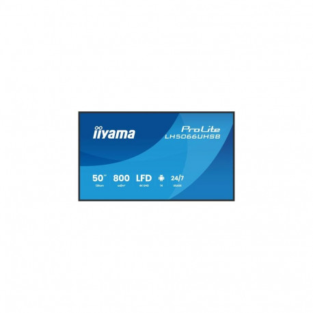 iiyama LH5066UHSB-B1AG Signage Display Digital signage flat panel 127 cm (50") LCD Wi-Fi 800 cd