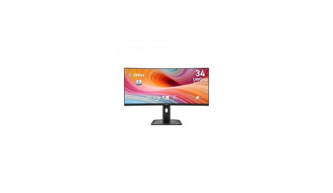 MSI PRO MP341CQPHG E12 computer monitor 86.4 cm (34") 3440 x 1440 pixels UltraWide Quad HD Blac