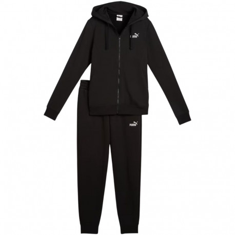 Dres damski Puma Hooded Sweat Suit Full-Zip czarny 693993 01 M