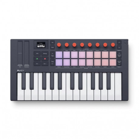 Novation MIDI-klaviatuur FLKEY 2 Mini 25, FL Studio tarkvarale mõeldud, 25 klahvi