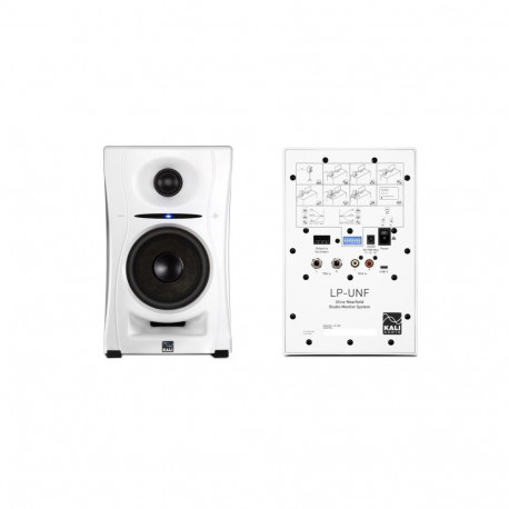 Kali Audio LP-UNF-WH - a pair of Bluetooth monitor speakers (white)