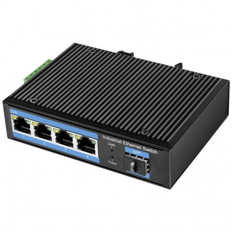 LogiLink NS204 network switch Unmanaged Gigabit Ethernet (10/100/1000) Black